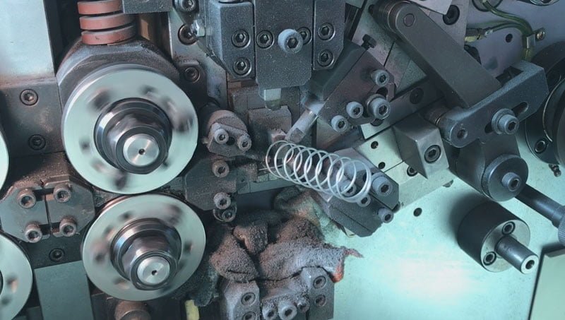 Big outside diameter compression spring