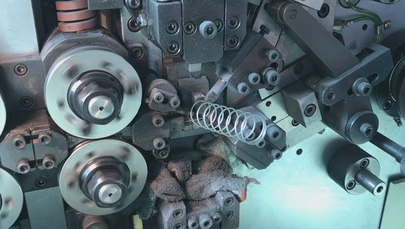 Big outside diameter compression spring