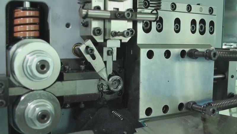 Coiling spring process