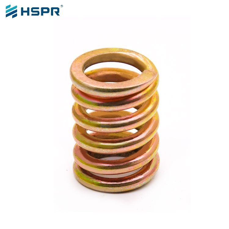 Yellow Zinc Plated compression spring (3)