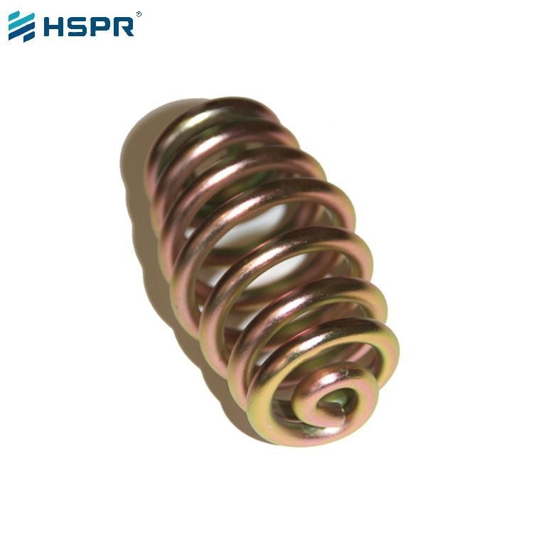 Yellow Zinc Plated compression spring (9)