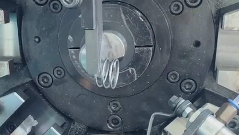 Shaped cone spring Shaped cone spring