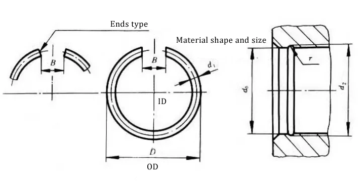 snap ring drawing snap ring drawing