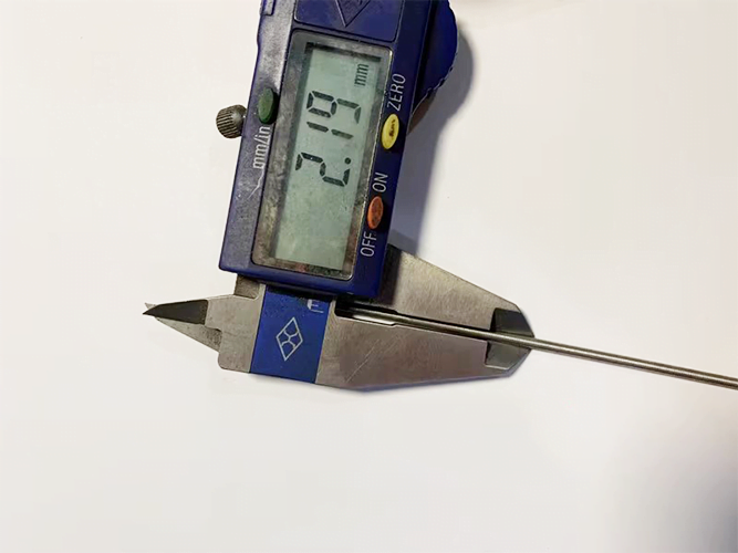 Measurement of outside diameter Measurement of outside diameter