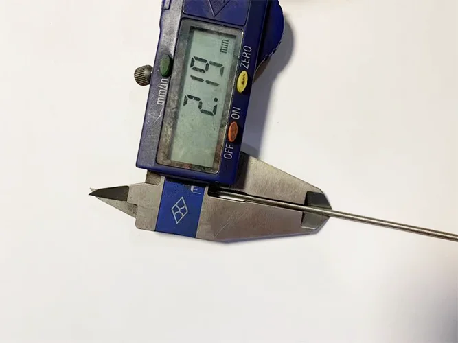 Measurement of outside diameter Measurement of outside diameter