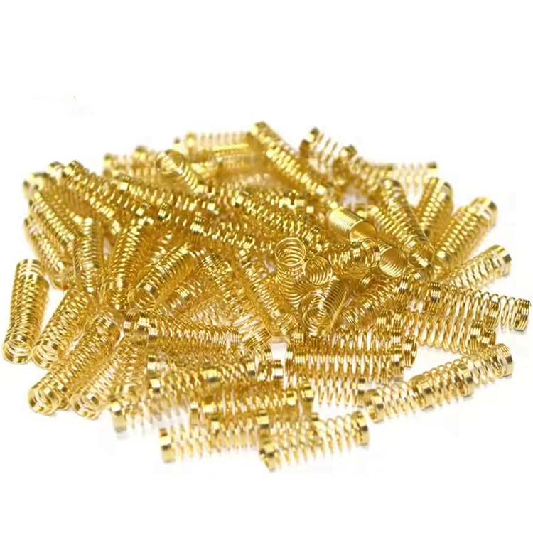 Gold plated spring manufacturer Gold-plated spring