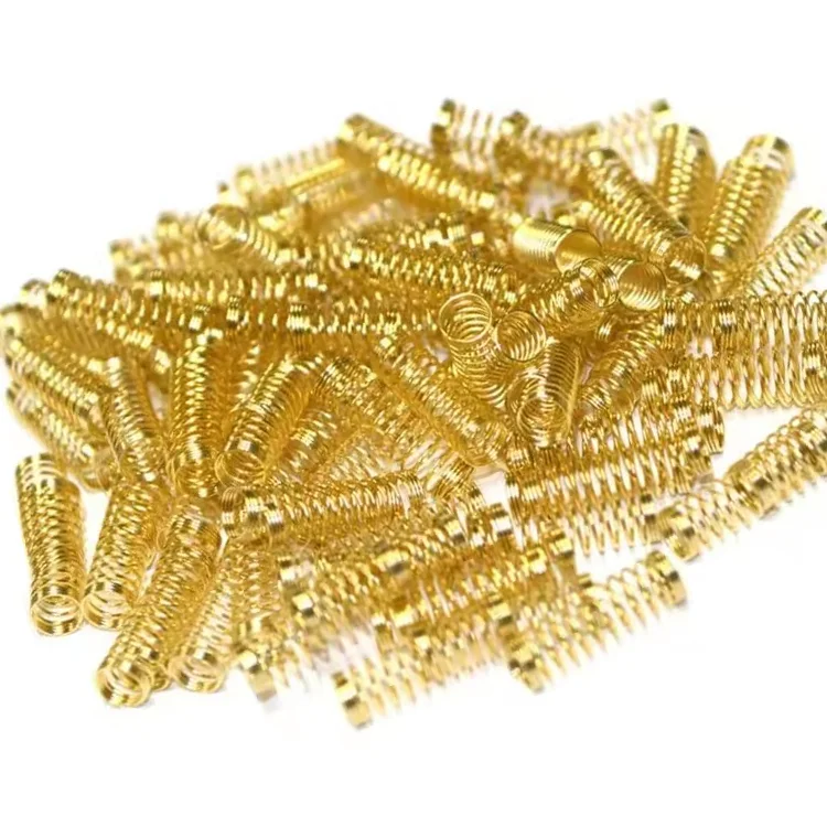 Gold plated springs manufacturer Gold-plated springs manufacturer