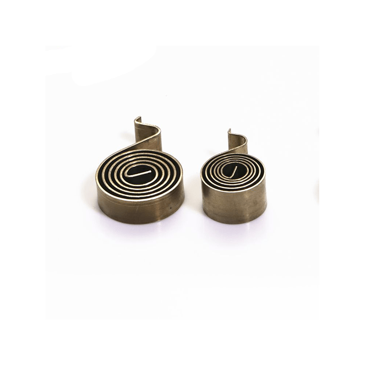 Flat spiral torsion spring