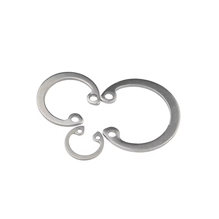 Spiral internal retaining ring