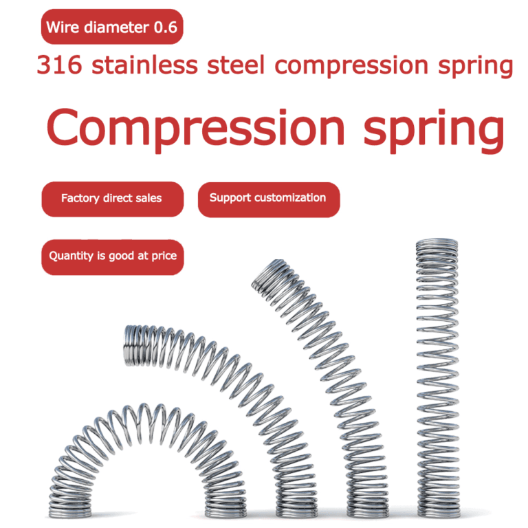 Ss316 Spring High quality 316 Stainless steel compression spring factory