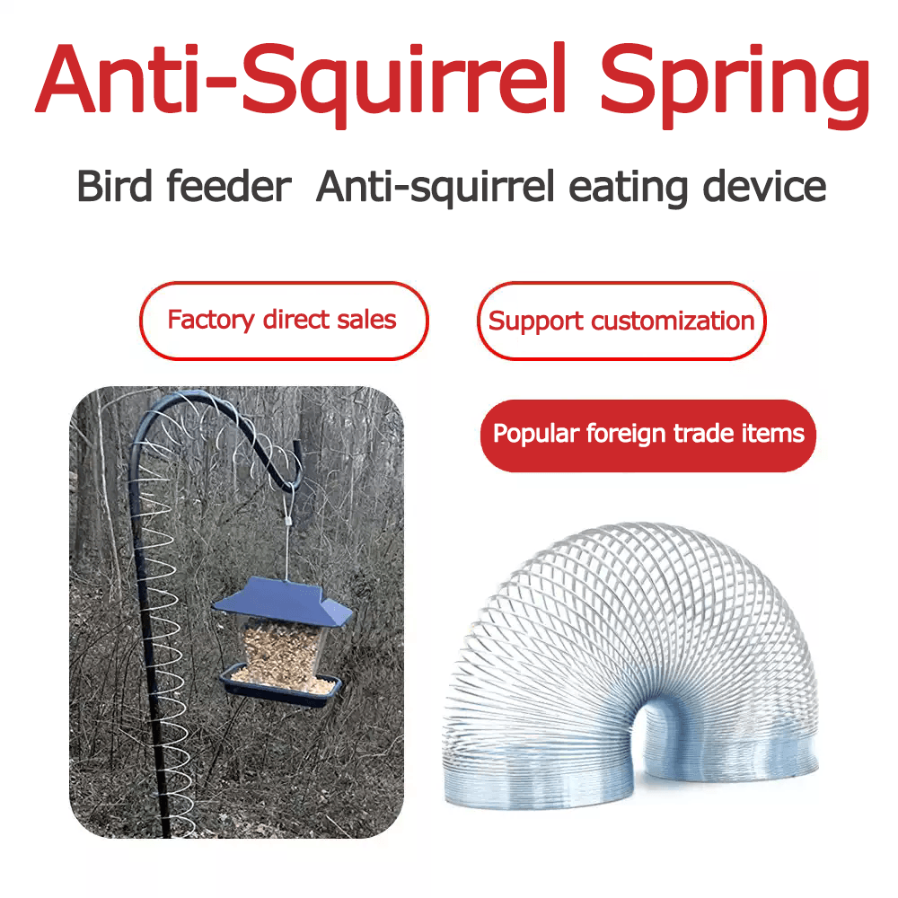 Anti squirrel spring