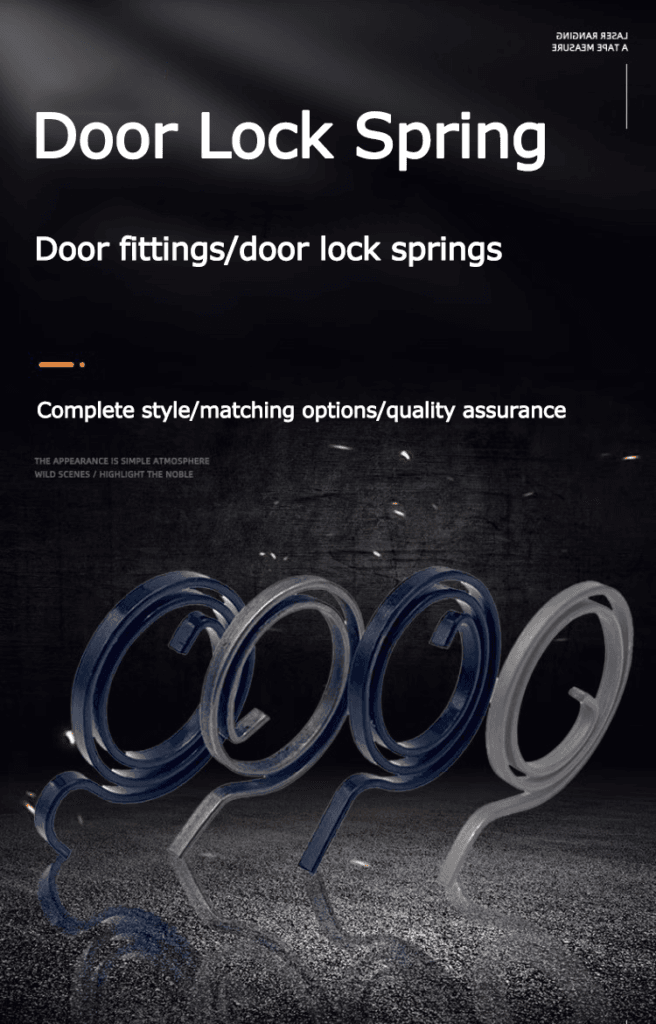 Anti theft door return spring