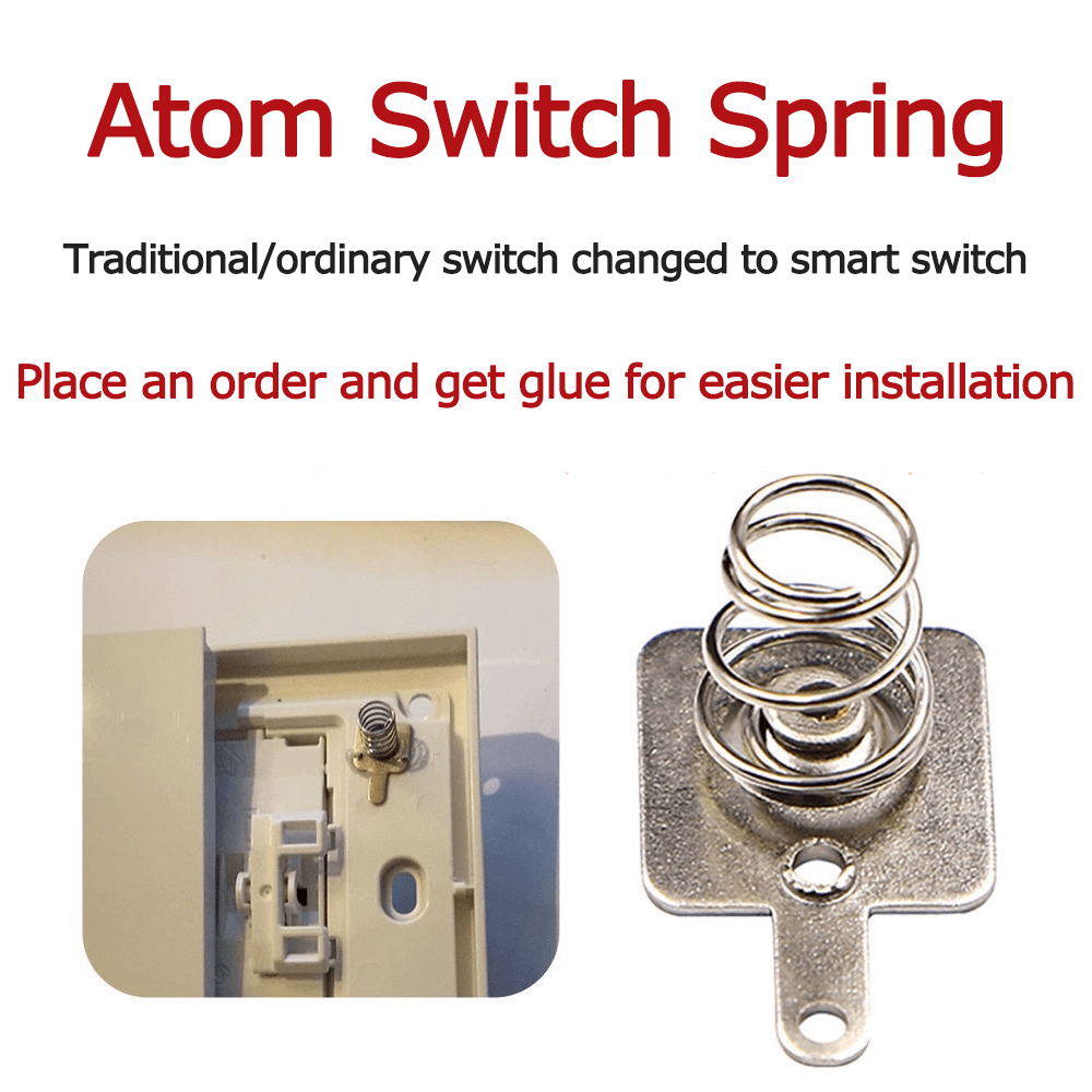 Atom switch spring