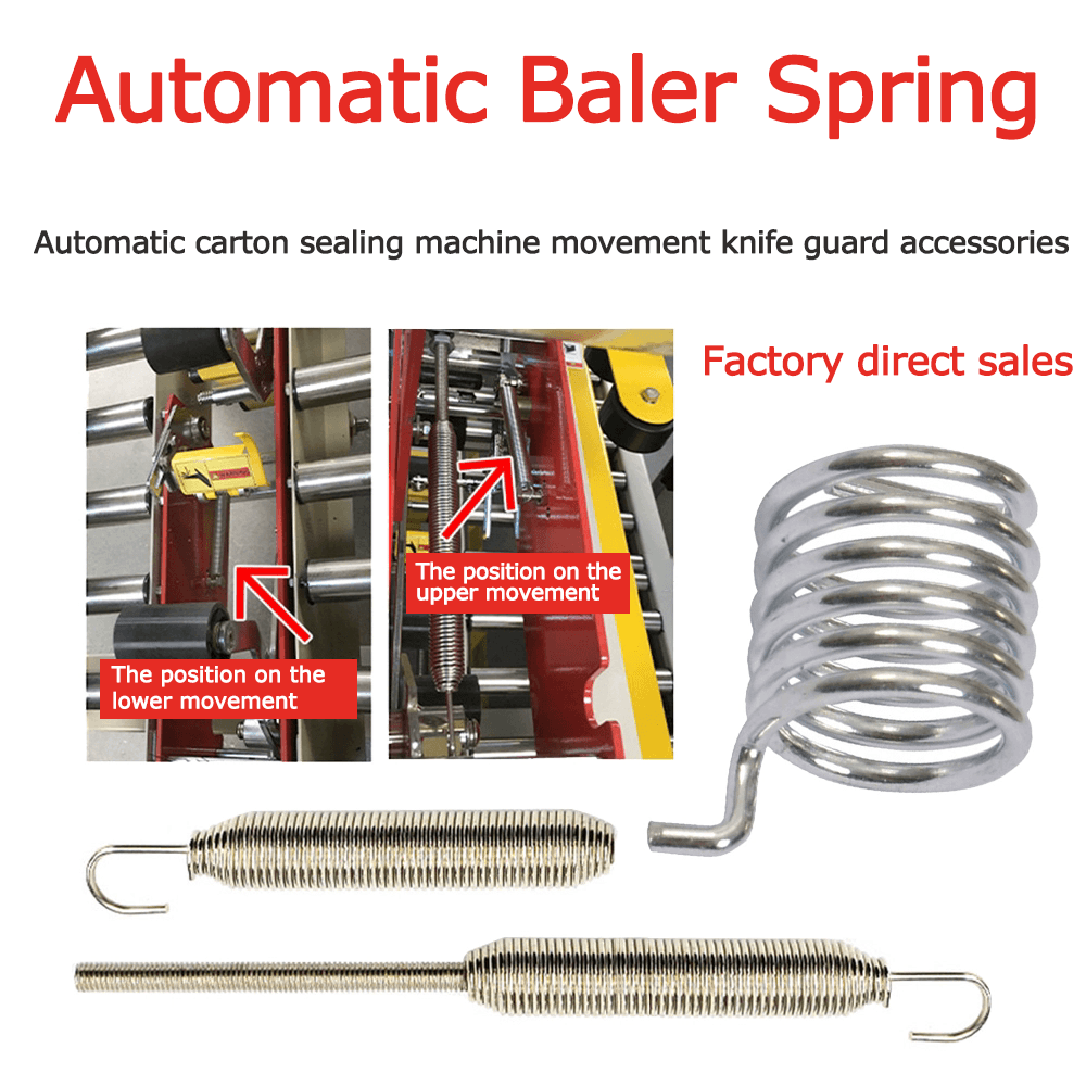 Automatic baler spring