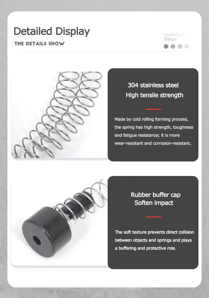 High altitude zipline brake buffer spring for sale