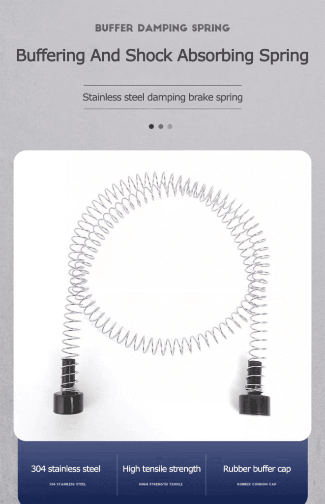 High altitude zipline brake buffer spring supplier