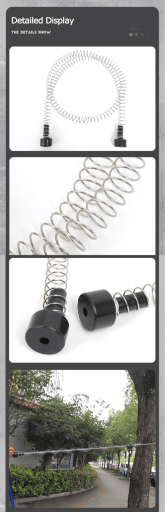 High altitude zipline brake buffer springs factory