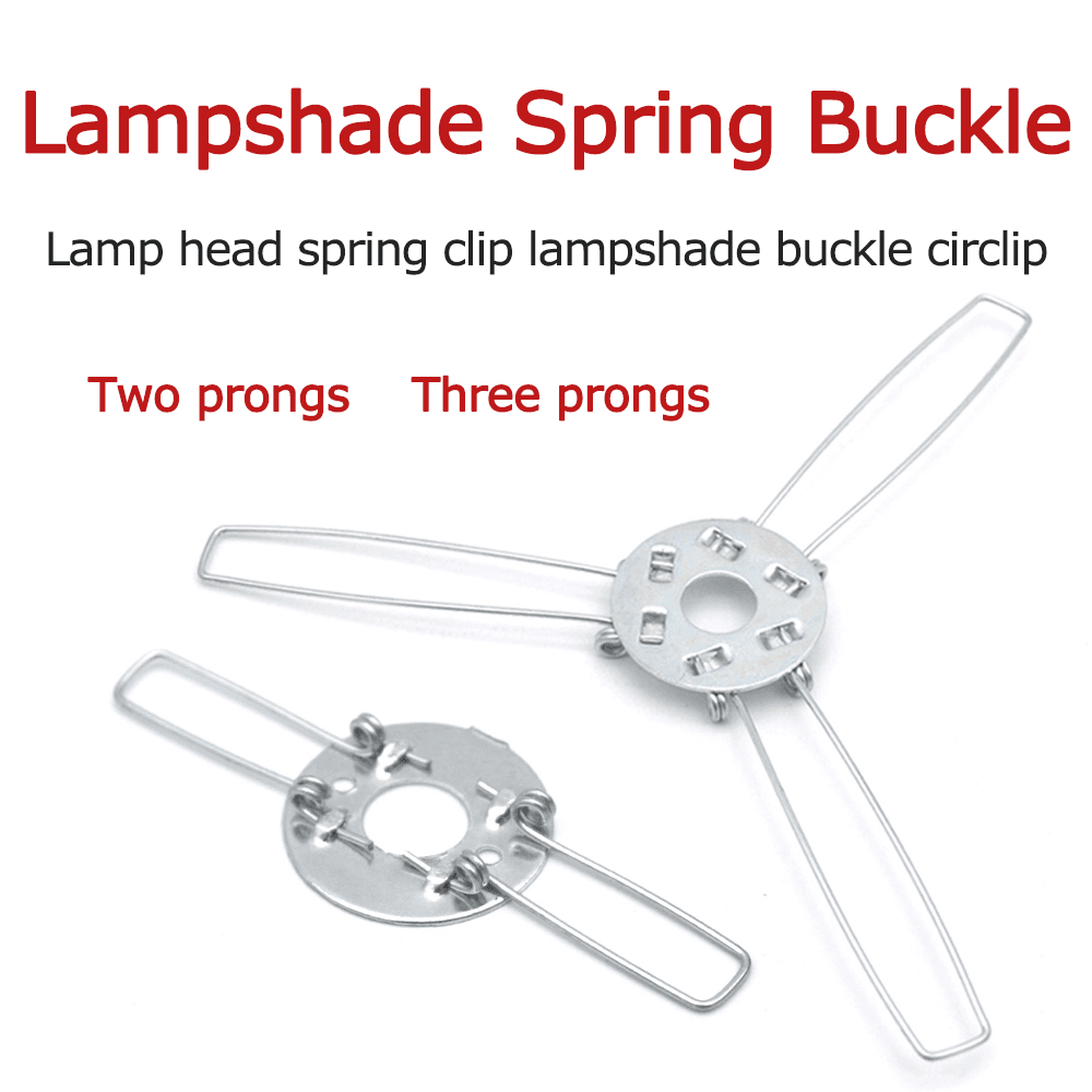 Lampshade spring buckle