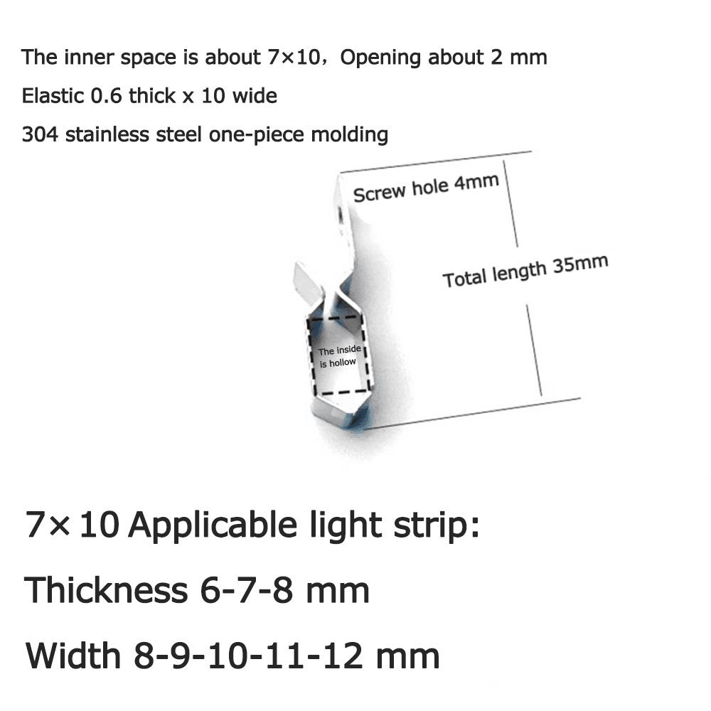 Light strip fixing buckle maker