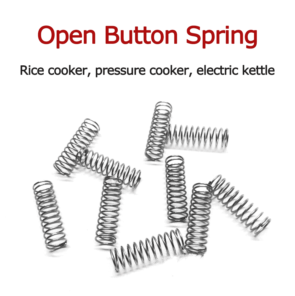 Rice cooker lid opening button spring