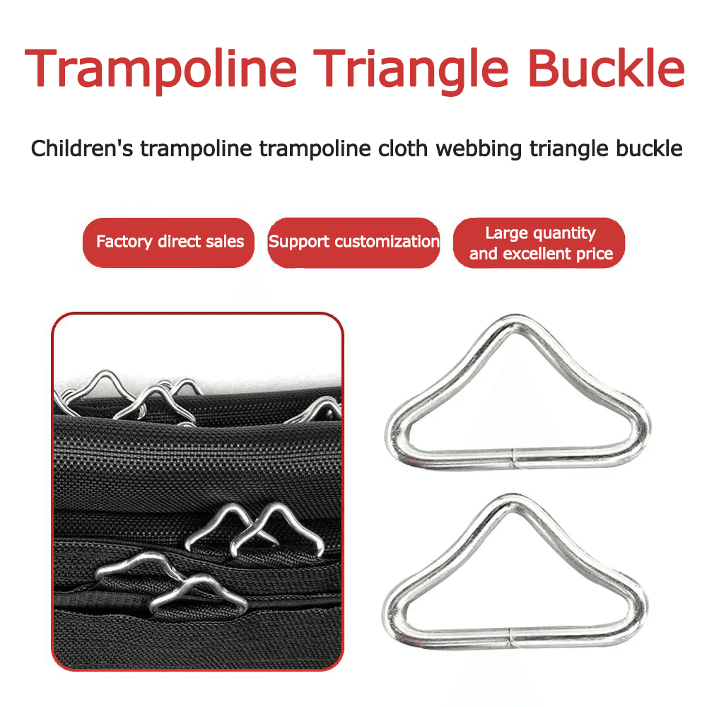 Trampoline triangle buckle