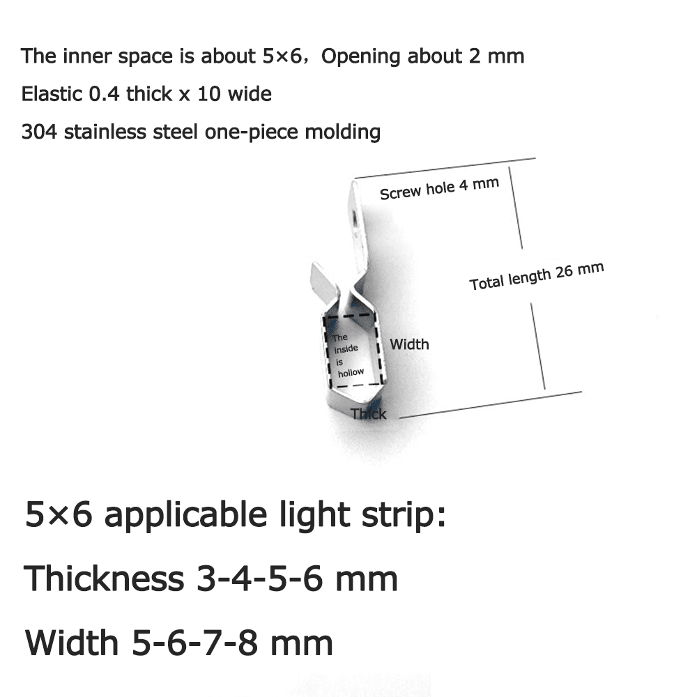 buy Light strip fixing buckle