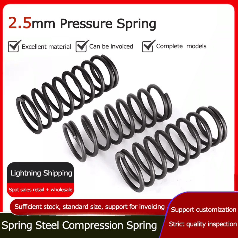 2.5mm big size and small size compression shock absorber spring