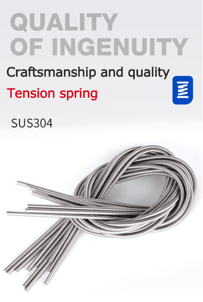 304 stainless steel extra long tension springs manufacturer