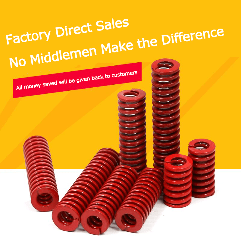 Rectangular flat wire compression mold spring manufacturers Rectangular flat wire compression mold spring manufacturers
