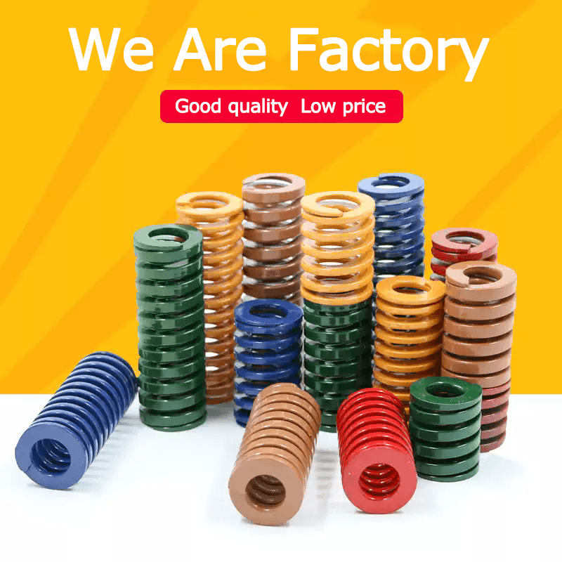 Rectangular flat wire compression mold spring Rectangular flat wire compression mold spring