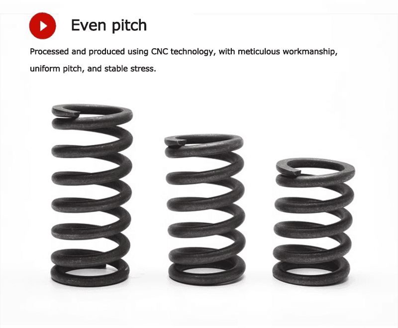 custom black large pressure spring