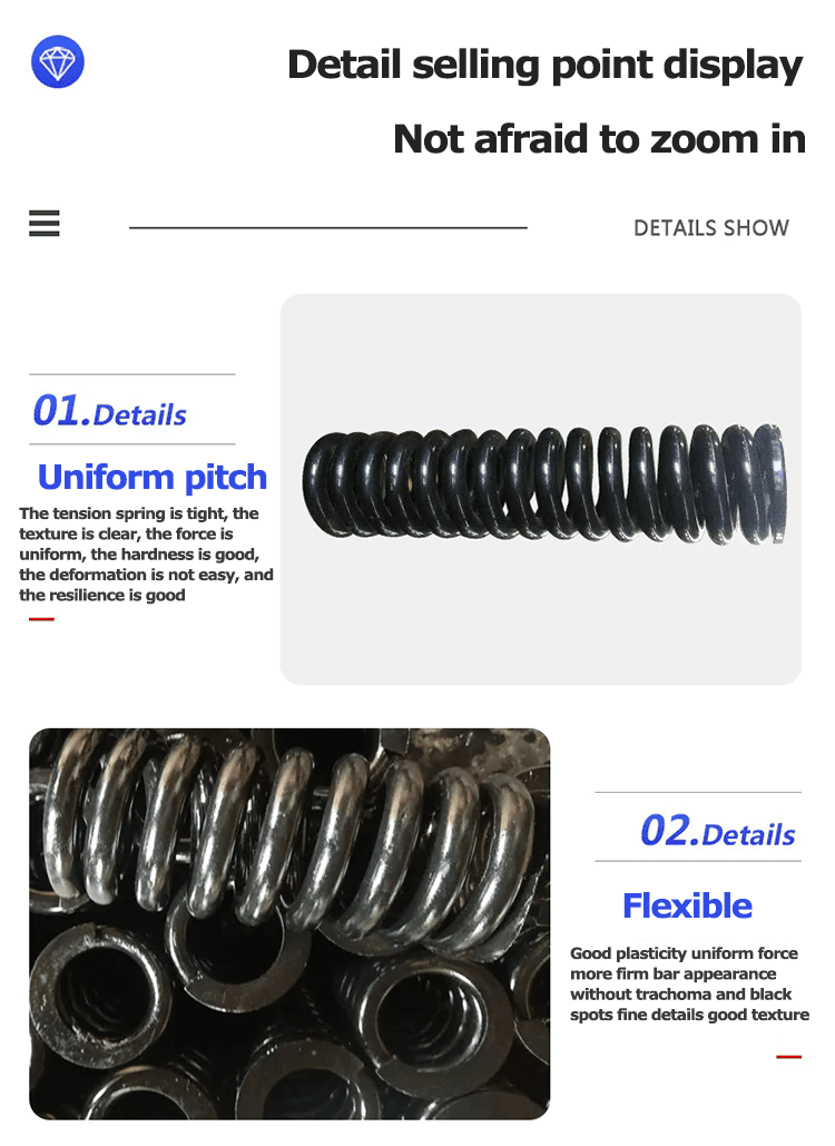 Flybus Spring Construction Quality custom Construction machinery spring manufacturers