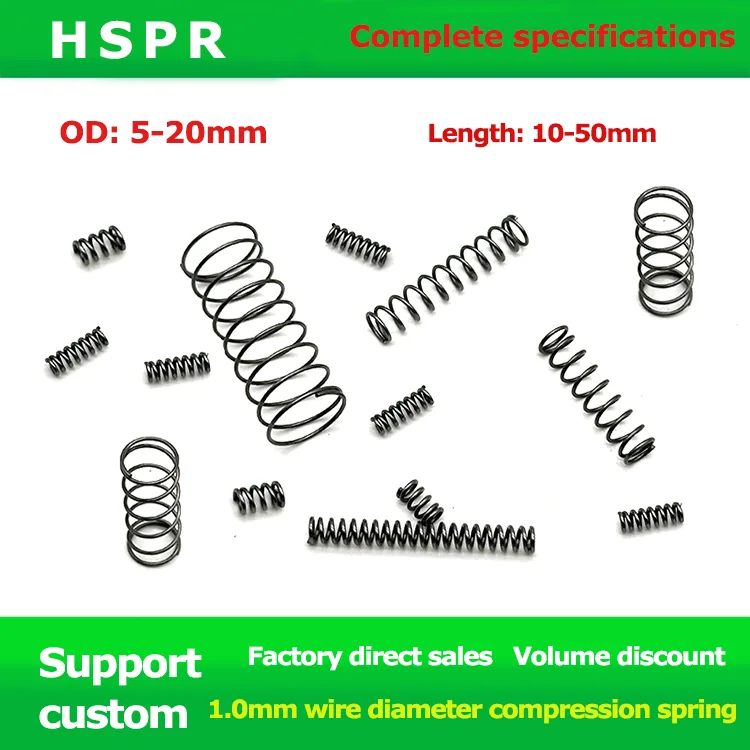 Shock absorbing Y return springs