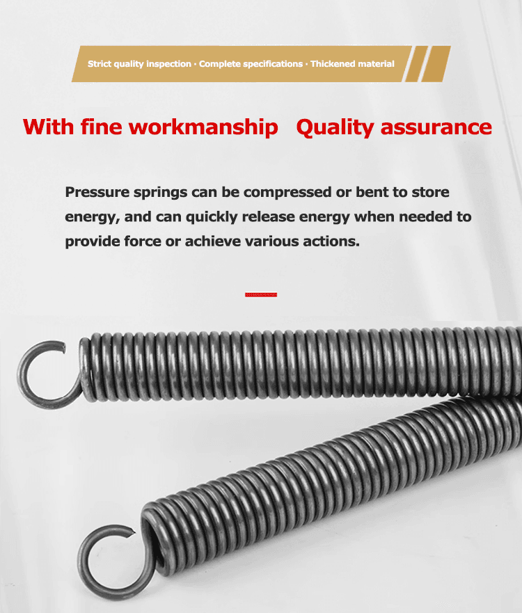 Tensile spring with strong hook tarp supplier