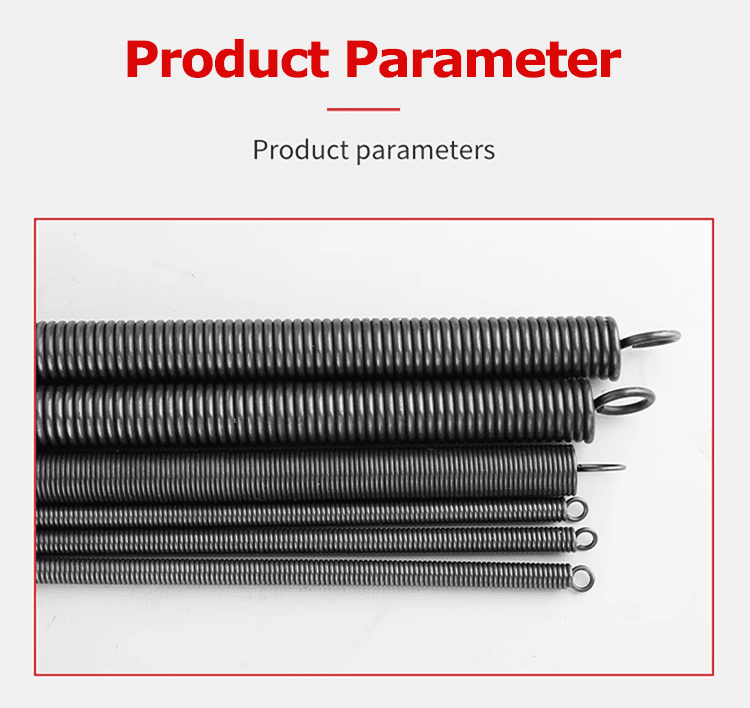 Tensile spring with strong hook tarp