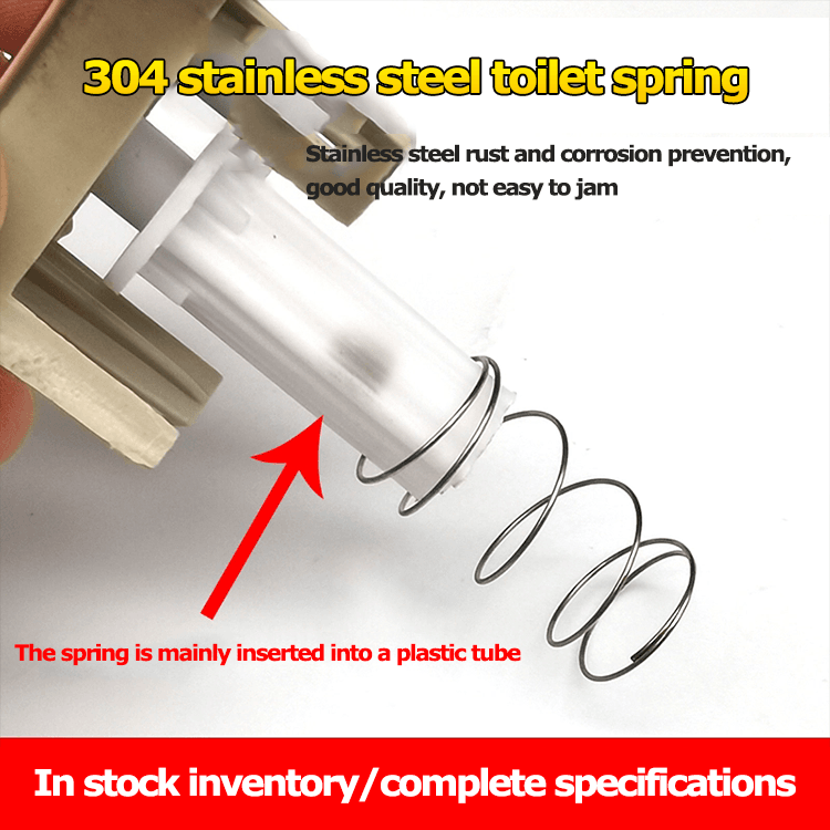 304 stainless steel toilet water tank toilet button springs supplier