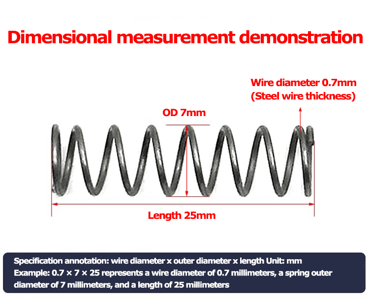 A type spray kettle stainless steel compression springs supplier