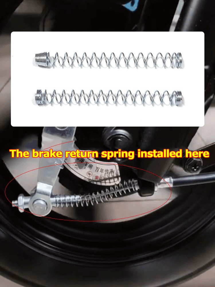 Electric motorcycle brake line spring supplier