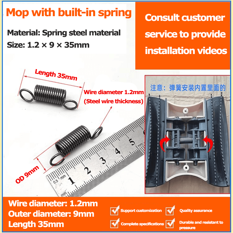 Flat mop base springs for sale