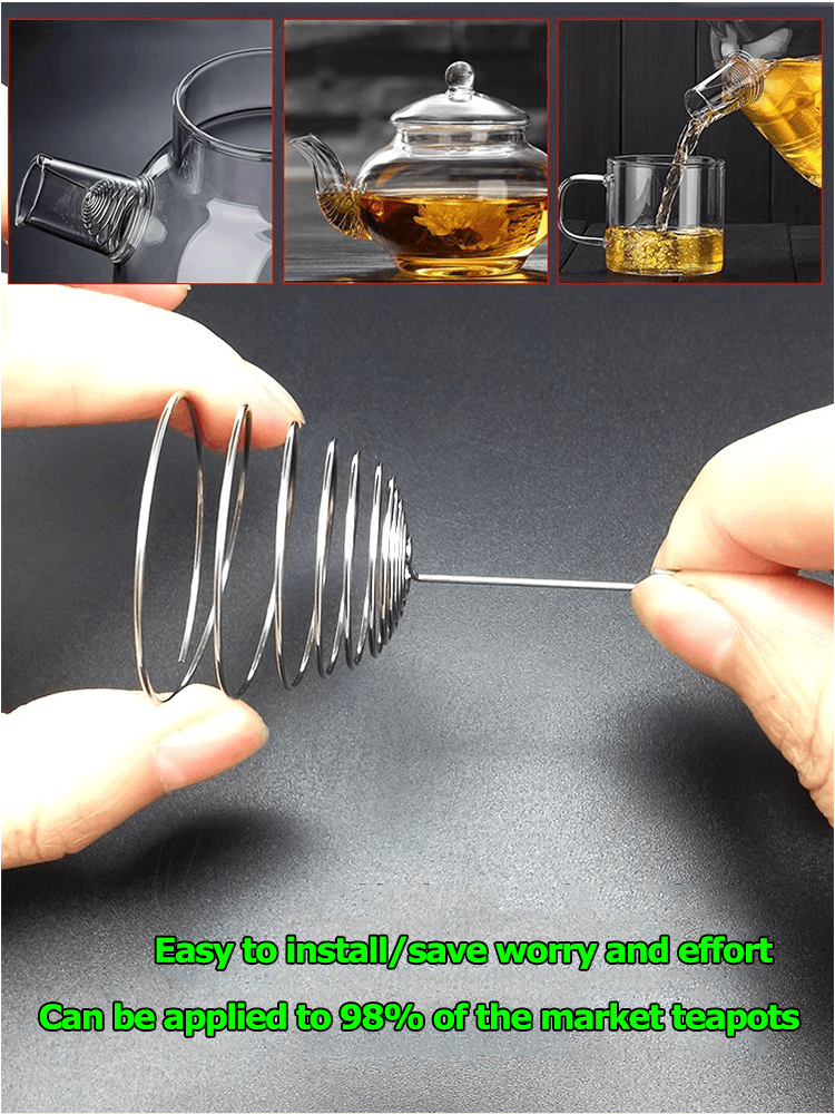 Glass teapot filter springs factory