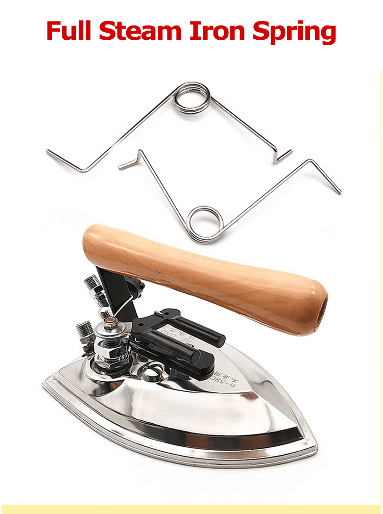 Hand operated full steam iron spring factory
