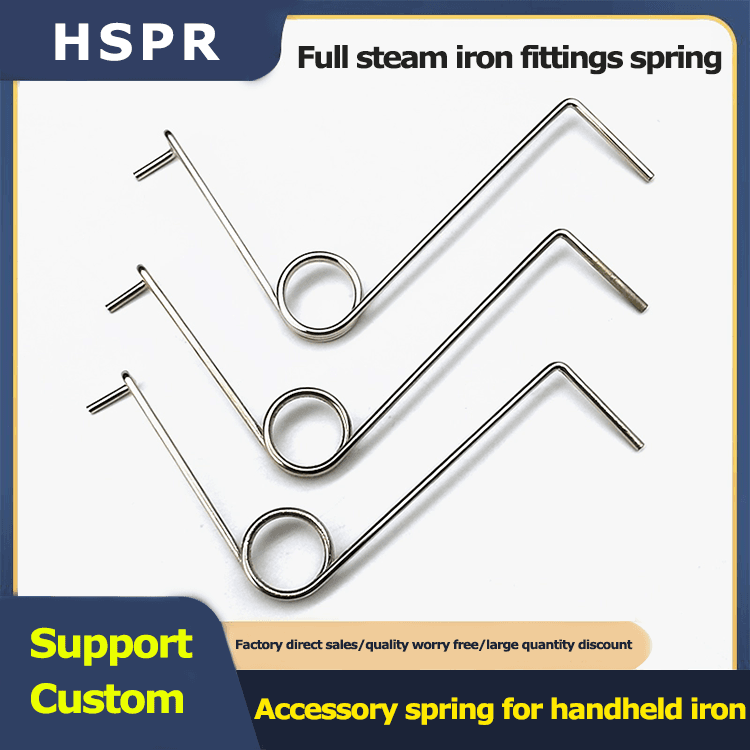 Hand operated full steam iron spring