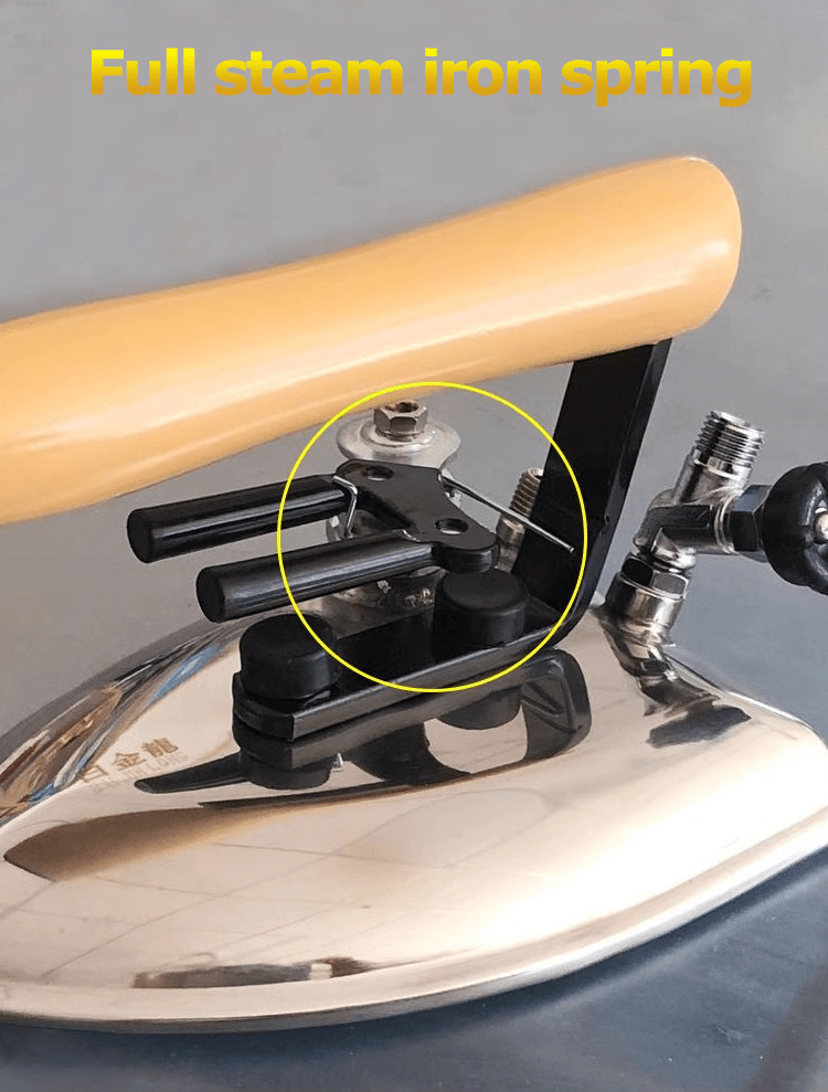 Hand operated full steam iron springs factory