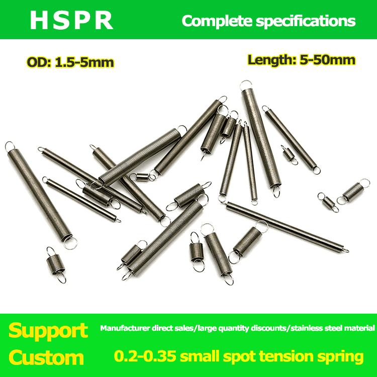 Hook tension binding machine spring