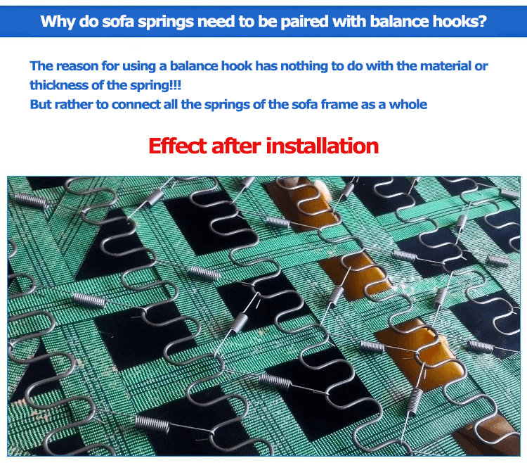 Sofa anti collapse reinforcement repair tension springs 1 Sofa anti collapse reinforcement repair tension springs 1