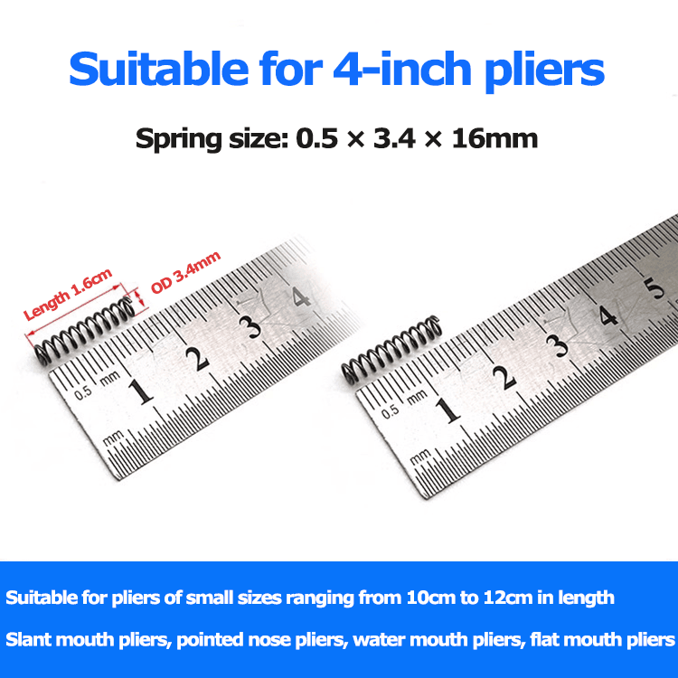 Special springs for large and small pointed nose pliers for sale Special springs for large and small pointed nose pliers for sale
