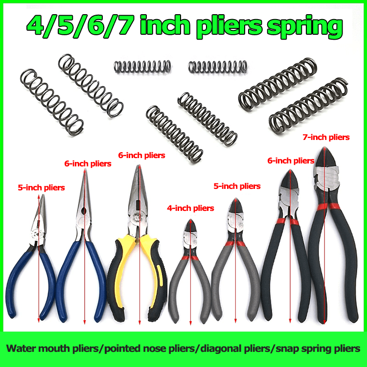 Special springs for large and small pointed nose pliers Special springs for large and small pointed nose pliers