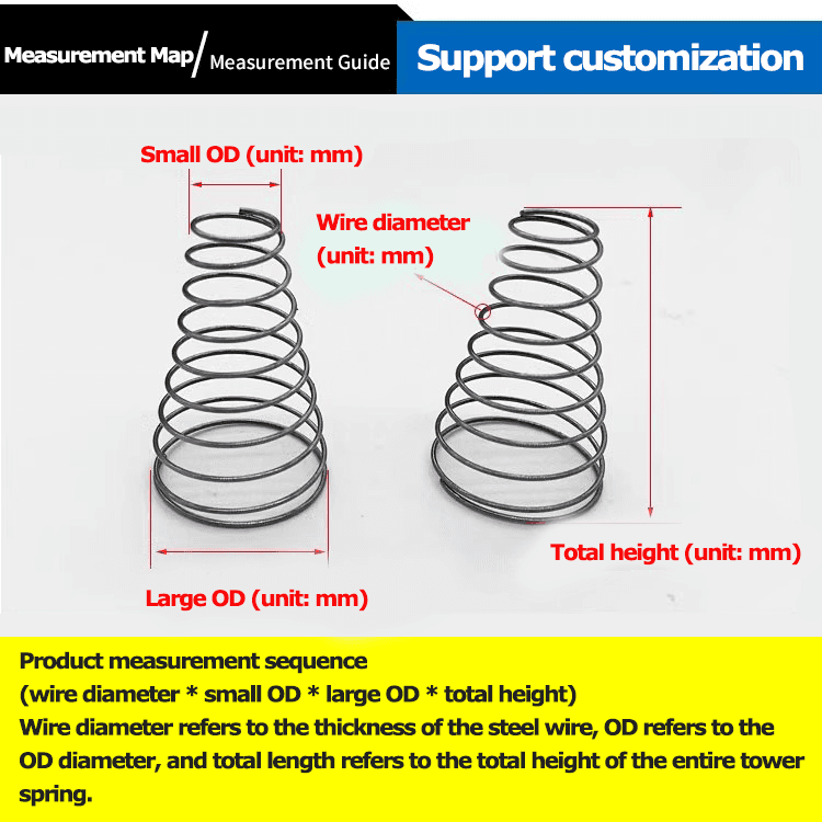 304 stainless steel sewing machine tower spring factory