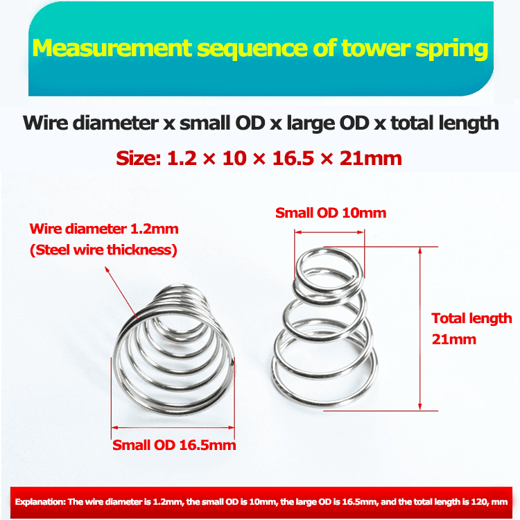 304 stainless steel sewing machine tower springs manufacturer