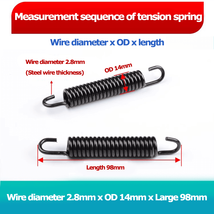 Automobile windshield wiper springs